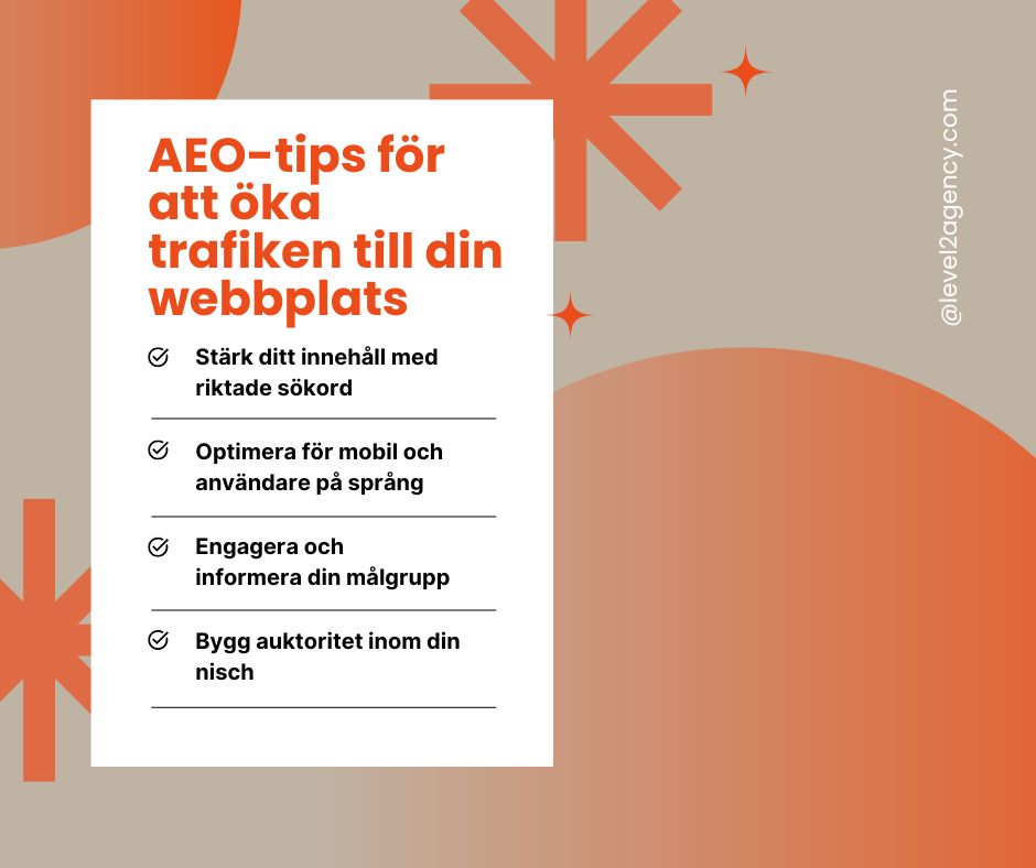 Vad är AEO och varför är det viktigt för hotell 2026?